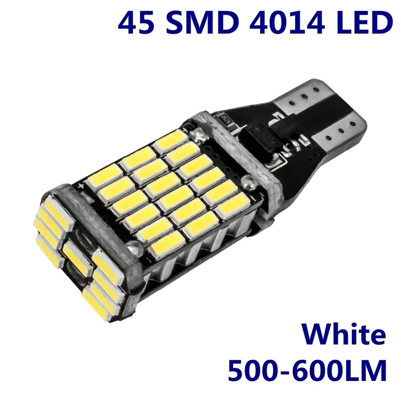 2 шт. T15 W16W 921 912 супер яркий 1200Lm 3030 SMD СВЕТОДИОДНЫЙ CANBUS без ошибок OBC автомобильный
