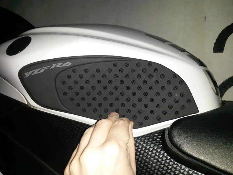 Противоскользящие накладки на бак для мотоцикла Yamaha R6 2008 2009 2010 11 12 13 14 15 3M|tank pad|knee