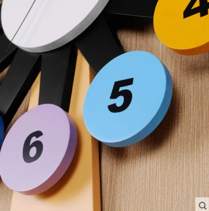 55 см большой размер зеркальные часы цифровые деревянные настенные декоративные