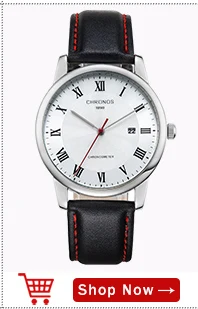 CHRONOS 1898 часы унисекс Роскошные повседневные мужские наручные часы с кожаным ремешком кварцевые часы Reloj Mujer