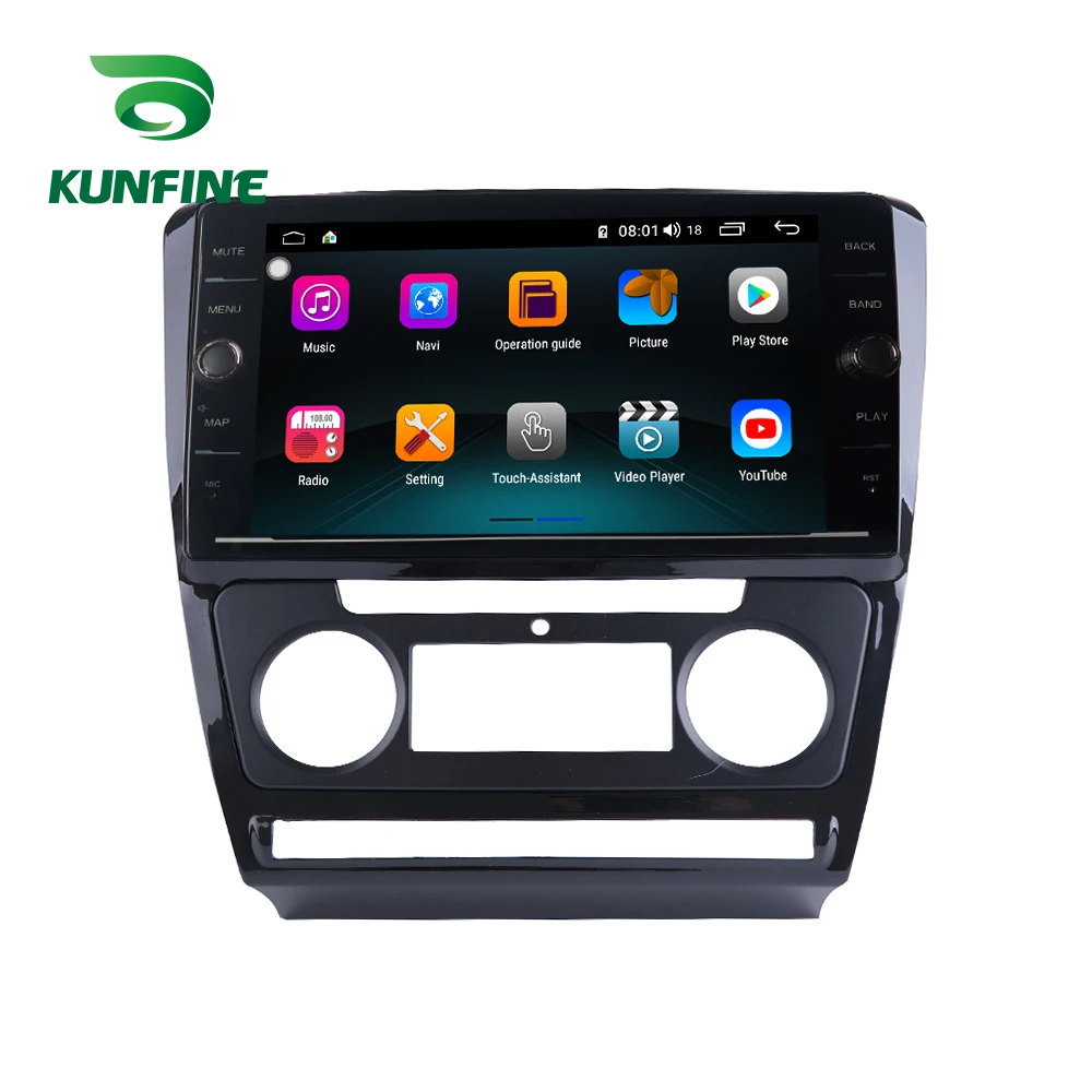 Octa Core ROM 64GB Android 8.1 Car DVD GPS Navigation Player Deckless Stereo for Skoda Octavia 2007 2008 2009 2010 2011 2012 | Автомобили