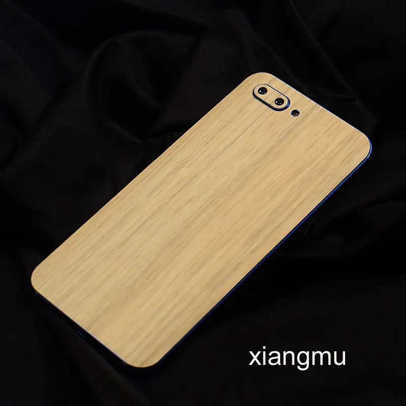 2018 New Wood Grain Back Sticker Film Protective Phone Wrap Skins Paste Membrane for Huawei Honor 10 |