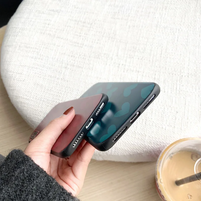 Простой ручной росписью Iphone Exsmax мобильный чехол для телефона Apple 8 plus Arc матовый