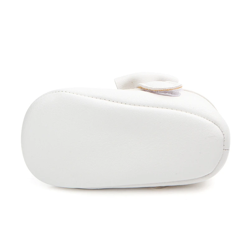 Милые мягкие мокасины с бантом для новорожденных девочек весенняя обувь из