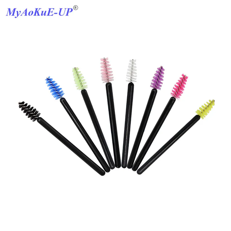 1000 pcs Mini Disposable Mascara Wands Applicator Eyelash Brushes Extension Makeup | Красота и здоровье