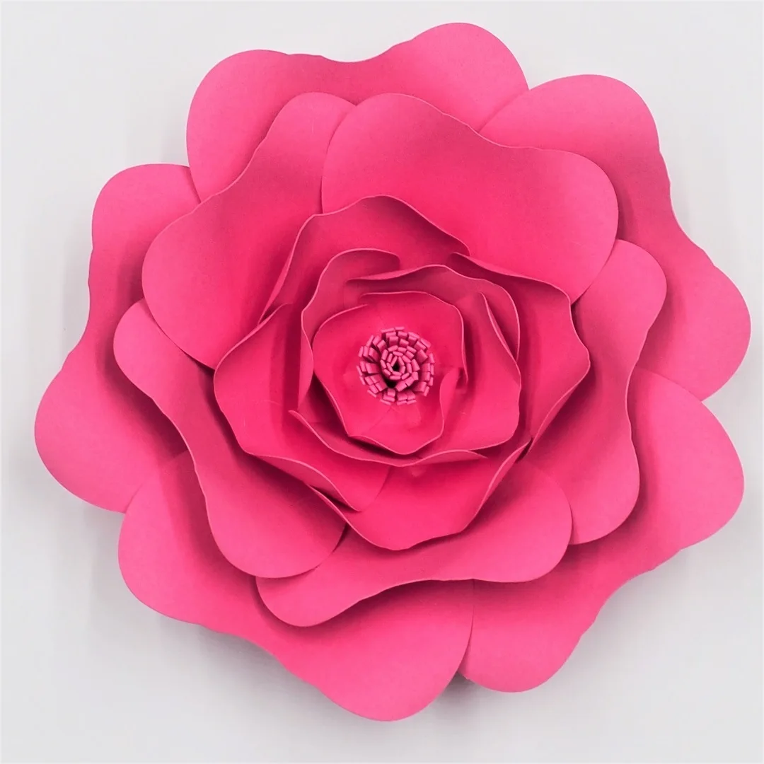 Rose DIY гигантские бумажные цветы розы свадебные Флорес искусственные Флер искусственные вечерние фоны декор для детской комнаты День рождения дома - Цвет: Rose