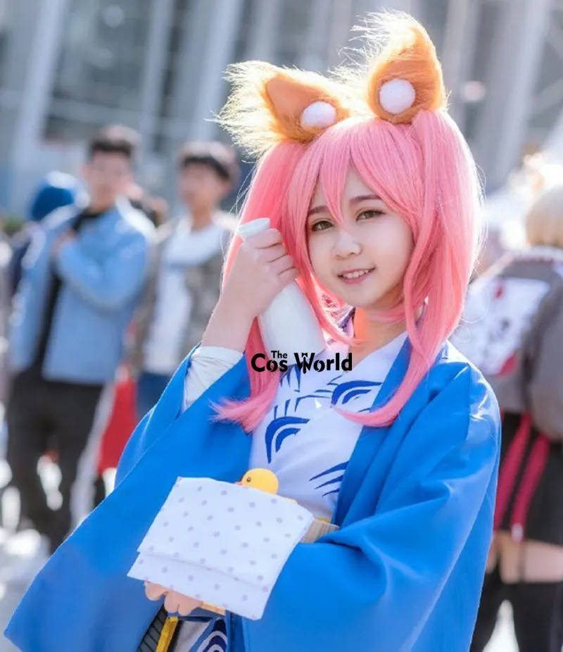 FGO Fate Grand Order 3 я годовщина Tamamo no Mae Haori кимоно юката платье наряд Аниме косплей