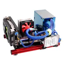 Чехол для ПК DIY мини открытая рамка из алюминиевого сплава ITX материнская плата PC компьютерный чехол Горячая Распродажа