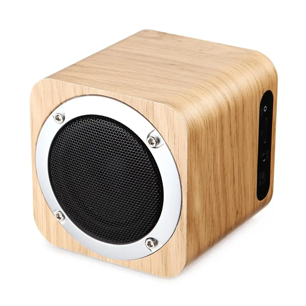 Деревянный Беспроводной Bluetooth Динамик Портативный мини музыке стерео Крытый