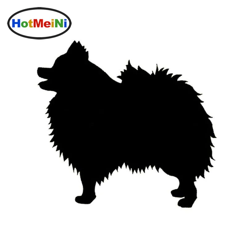HotMeiNi автомобильный Стайлинг Pomeranian стикер на бампер для собак виды животных