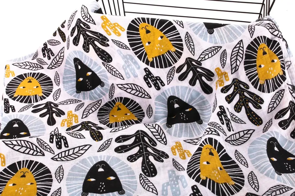 S56-muslin swaddle Elinfant муслиновое детское Пеленальное Одеяло для новорожденных, вискозное стрейчевое вязаное обертывание, гамак, пеленание, обивка, обёрточная бумага, банное полотенце - Цвет: S56-muslin swaddle