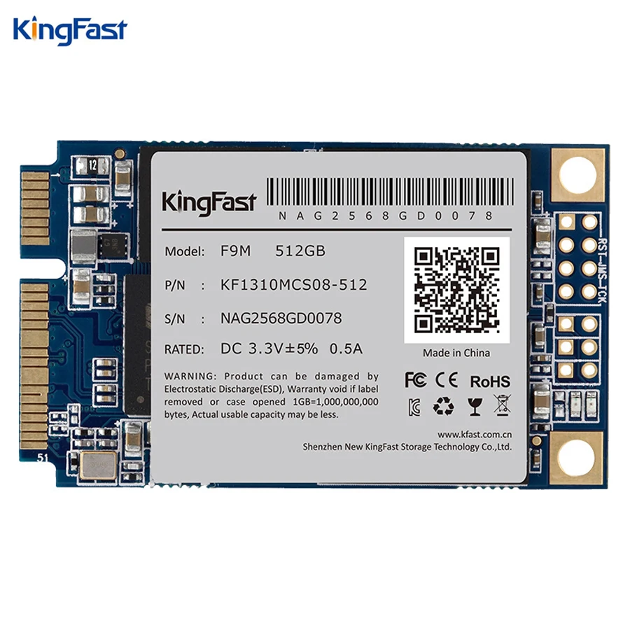 Kingfast высокопроизводительный Msata ssd SATA3 MLC/TLC внутренний 60 ГБ 120 240 480 твердотельный