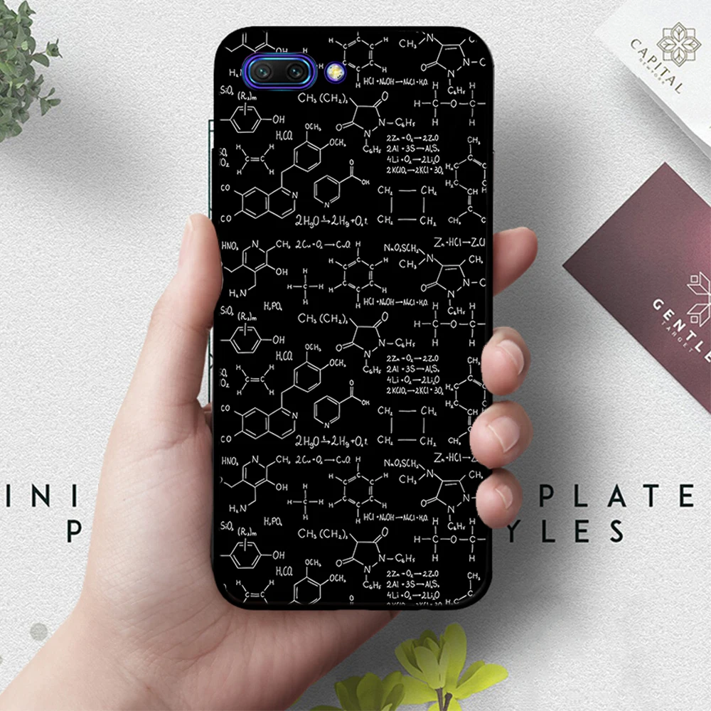 6 Химии рисунок силиконовый чехол для huawei honor 6A 7A Pro 7X8 Lite 8X 8C 9 Примечание 10 вид 20 9X - Цвет: 6
