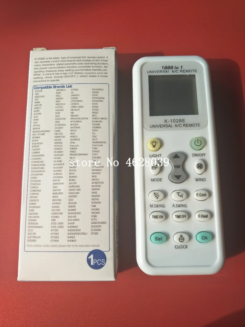 Хорошее качество k 1028e 1 шт. универсальный A/C контроллер кондиционер пульт