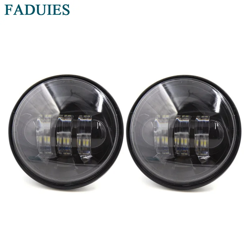 FADUIES мотоцикл 4 1/2 &quot4 5 дюймовый светодиодный проходной свет для Harley