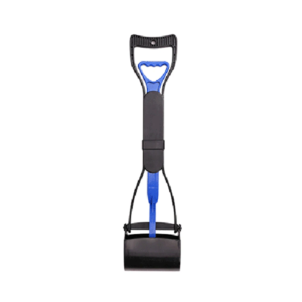 Синий Длинная ручка Pet Pooper Scooper захват, совок для уборки собачьих экскрементов для уборки животных мешки для мусора для собак, щенков, кошек инструменты для уборки отходов на открытом воздухе - Цвет: Синий