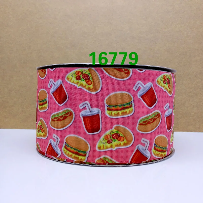 Free shipping 50 yard cartoon printed grosgrain ribbon 16769 | Дом и сад