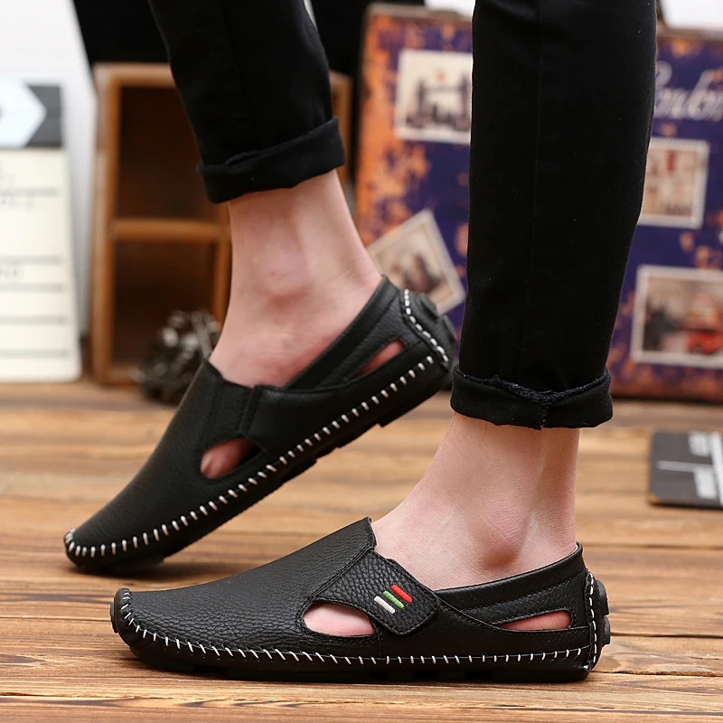 Men's Sandals Summer Comfortable Casual Shoes Beach And Slippers Outdoor Breathable Men | Обувь