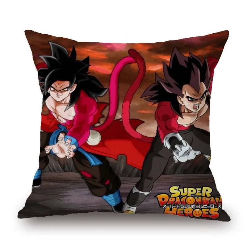 18 inch Japanese Anime Dragon Ball Z House Decorative Pillow Cases Goku Prints Cover Home Pillows | Дом и сад