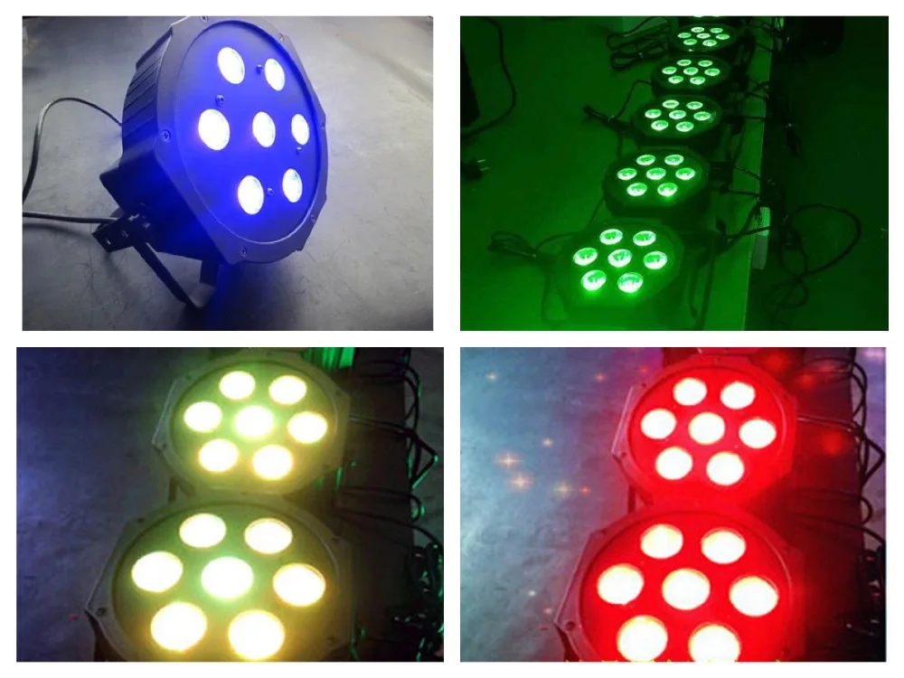20 шт./лот ADJ LED par 7x4 Вт RGBW/RGBA Вход IEC/Выход Тонкий Par38 свет американский DJ сценический