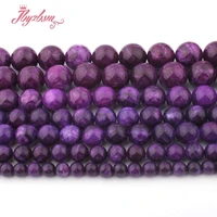 68101214mm smooth round charoite jades stone beads for necklace bracelet diy jewelry making loose strand 15 free shipping