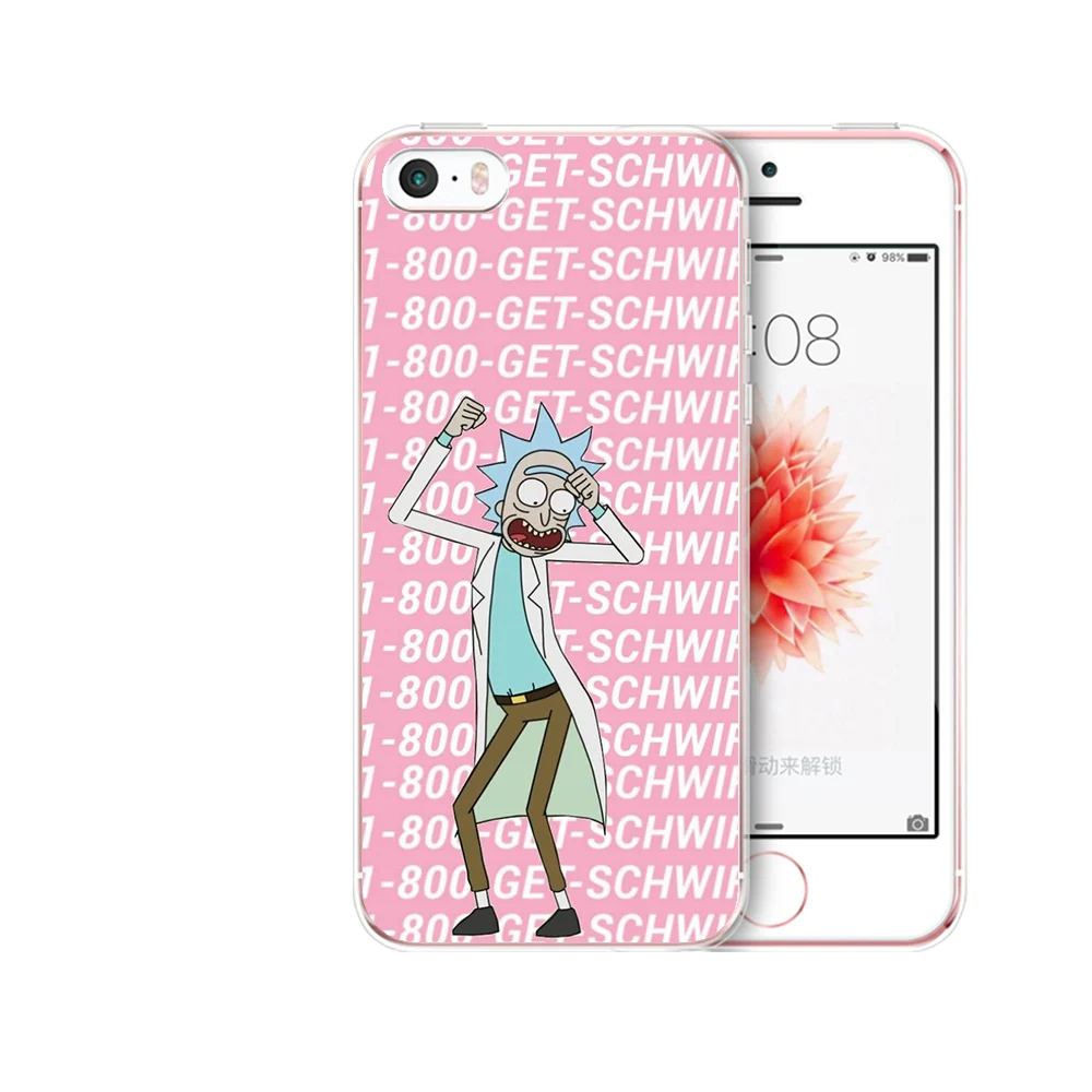Для iphone 7 Чехол Рик и Морти Забавный мультфильм комиксы мягкая ТПУ силиконовый