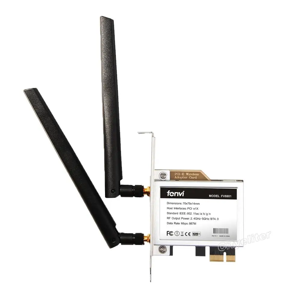 Dual Band 867 Мбит/с 802.11ac Intel 7260 Беспроводной Wi-Fi Bluetooth карты + BT 4.0 pci-e PCI Express антенный