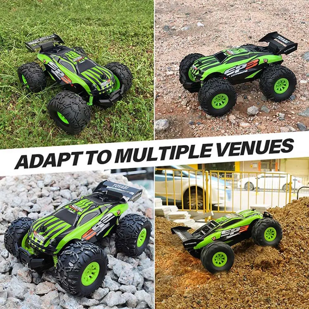 Радиоуправляемая машина 2,4G 1/18 Monster Truck, машинка с дистанционным управлением, игрушки с управлением, модель внедорожника, грузовик 15 км/ч, Радиоуправляемая машинка, игрушечные машинки
