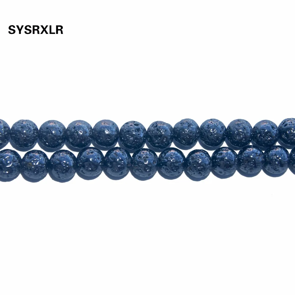 Круглые шарики из натуральной лавы гальванизированные для самостоятельного