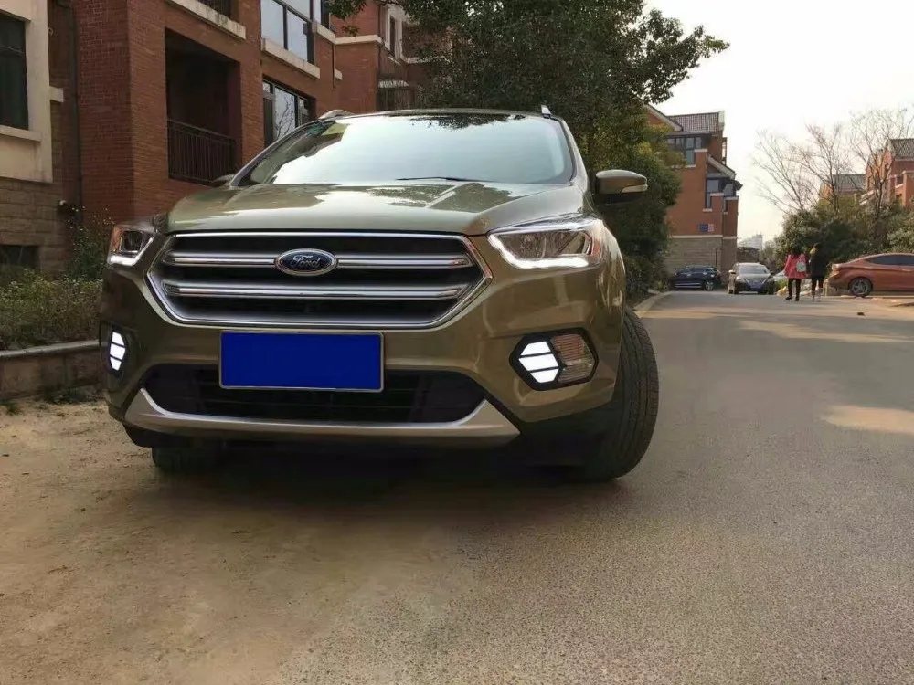 Osmrk светодиодные противотуманные фары светильник для ford kuga escape 2016 2017 с желтой