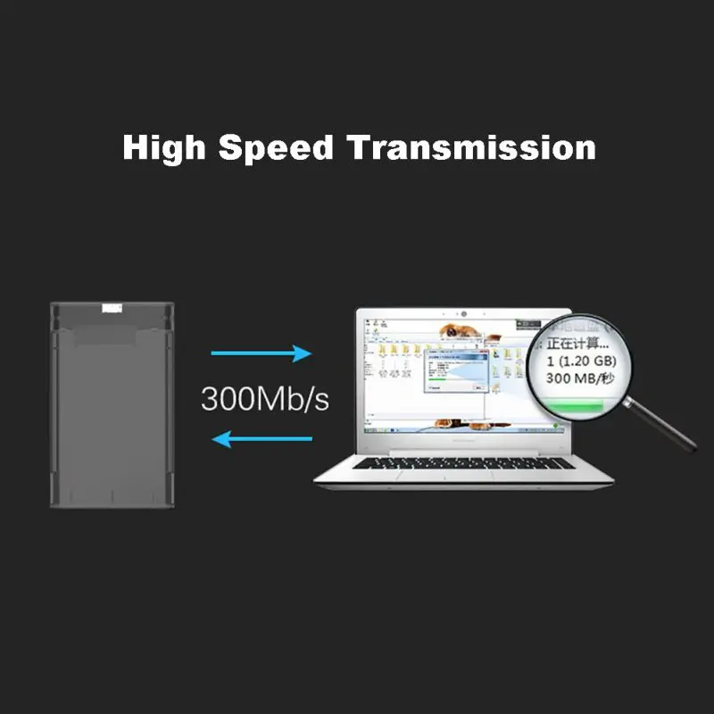 Внешний жесткий диск USB 3 0 для 2 5 дюйма 7 мм/9 мм HDD SSD Поддержка UASP кабели