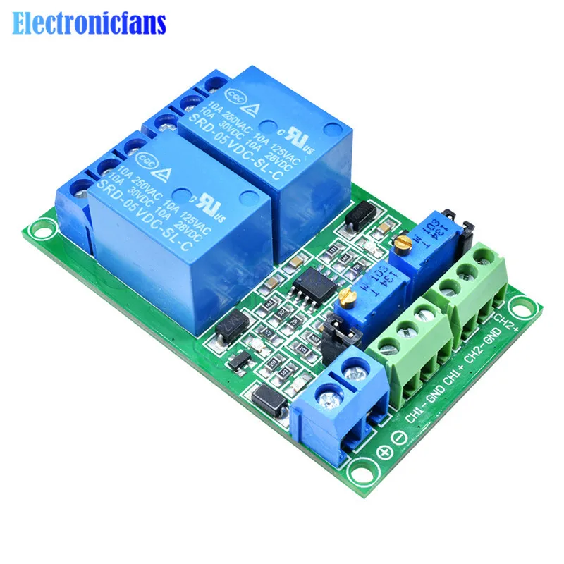 Модуль компаратора напряжения diymore LM393 постоянный ток 5 В 12 24 1/2/4 каналов
