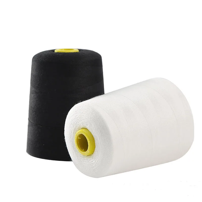 Denim Thick Fabric White Black Industrial Machine Sewing Thread Fil A Coudre