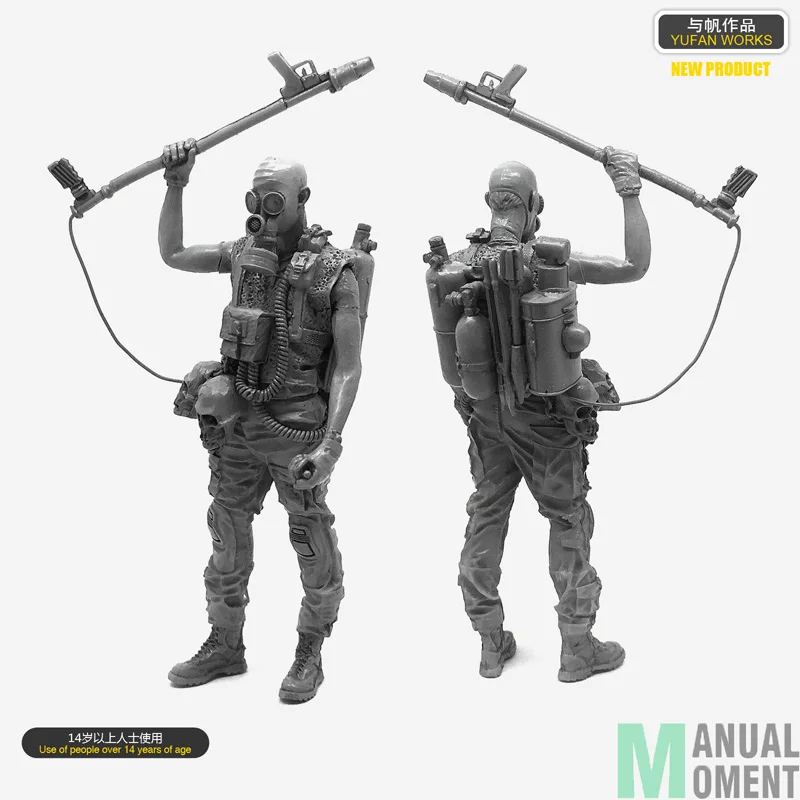 Миниатюрные 1/35 Doomsday Мстители оснащенные пламенными пусковыми установками