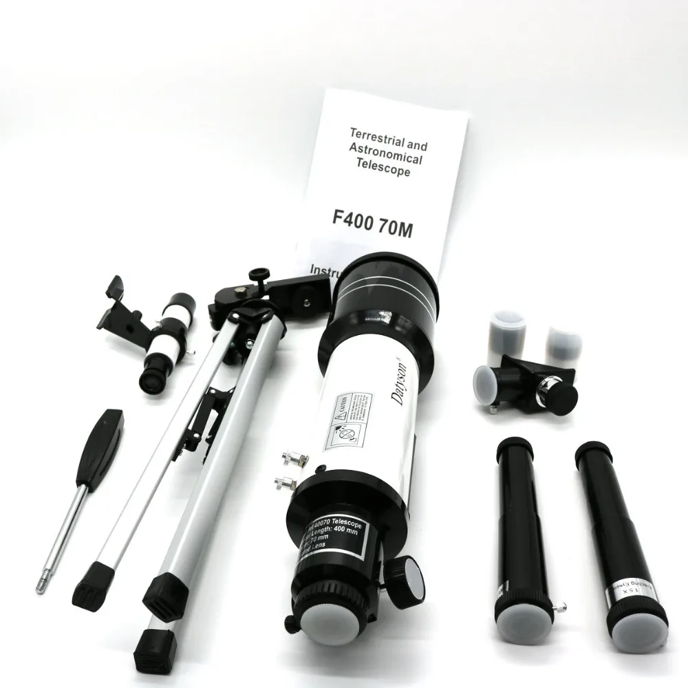 Datyson F40070M HD Astronomical Telescope with Compact Tripod Terrestrial Space Monocular Moon Watching Kids Gift | Инструменты