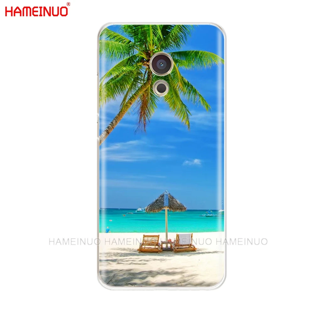 HAMEINUO летние пляжные волна морская крышка чехол для телефона для Meizu M6 M5 M5S M2 M3 M3S MX4 MX5 MX6 PRO 6 5 U10 U20 note plus