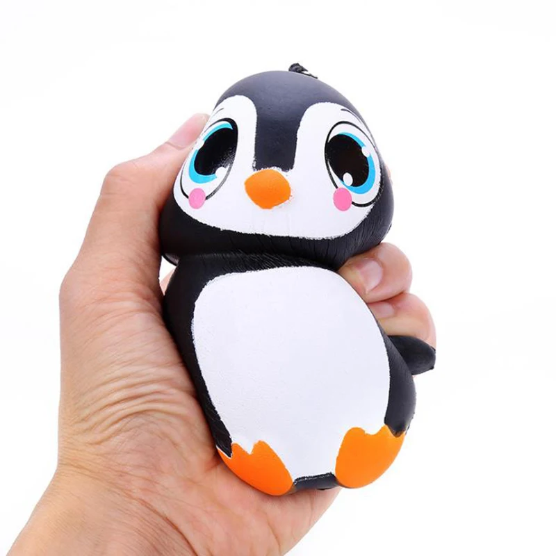 Jumbo Kawaii с рисунком пингвина для девочек мягкие ремни крем Ароматические медленно