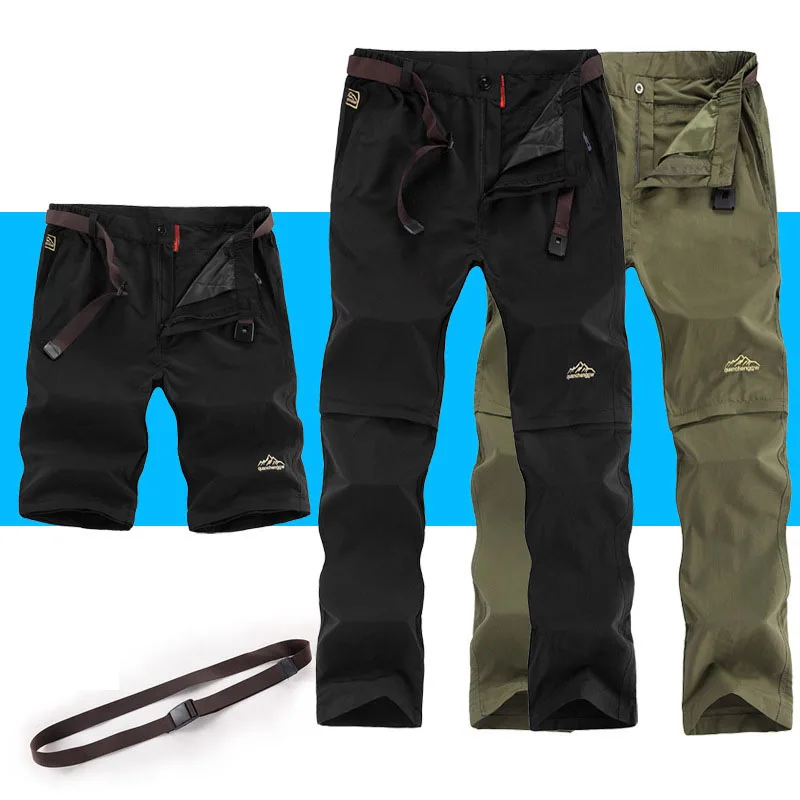 Мужские повседневные спортивные брюки NUONEKO, летние быстросохнущие дышащие брюки-карго цвета хаки размера плюс, 6XL, CK108