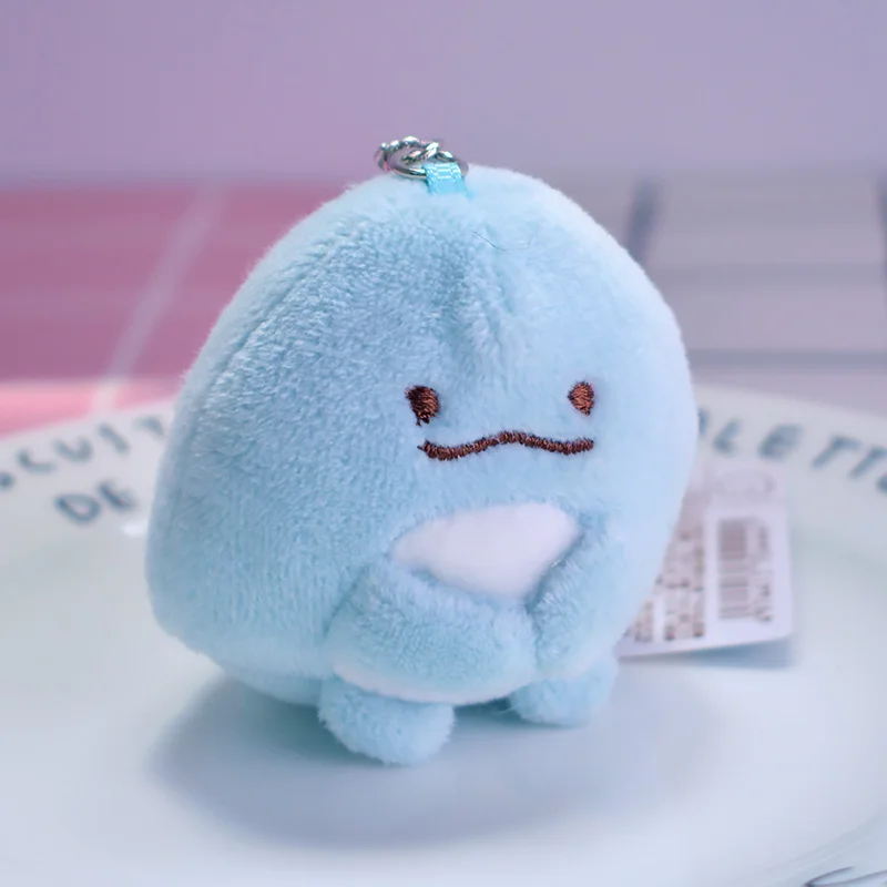 1 шт. Sumikko gurashi домашние Мультяшные плюшевые куклы брелок пушистый кукольный брелок игрушки брелок подвеска унисекс подарки Новинка - Цвет: see chart