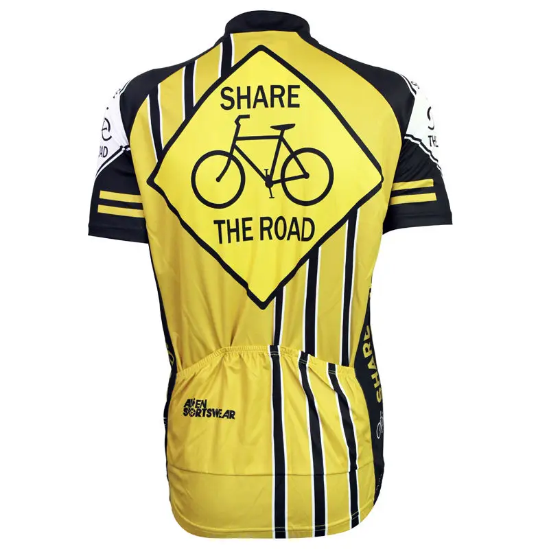 МАРТИН ФОКС велоспорт майки Новые Индивидуальные мужская ПОДЕЛИЛИ ДОРОГУ Желтый