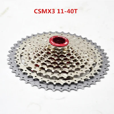 Sunracing 11-42T 11-40 10 скоростей 10s широкое соотношение MTB горный велосипед запчасти для велосипеда звездочки адаптер - Цвет: CSMX3 silver 40T