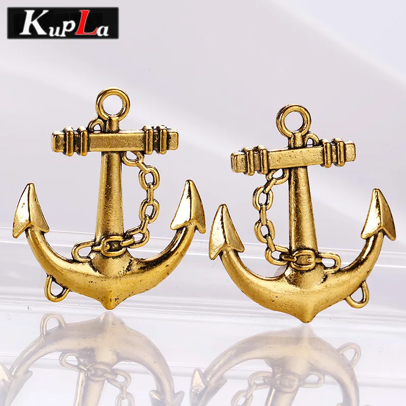 Vintage Metal Nautical Anchor Diy Charms Jewelry Accessories Retro Classic Pendant for 20pieces/lot C5438 | Украшения и