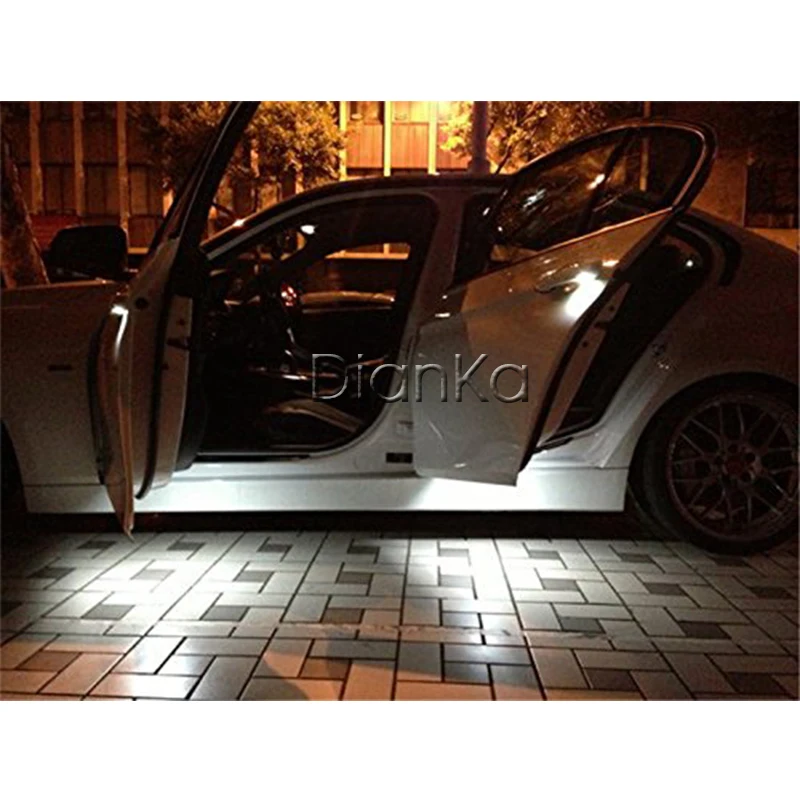 Автомобисветодиодный светодиодная дверная приветственная лампа 12 В белый для