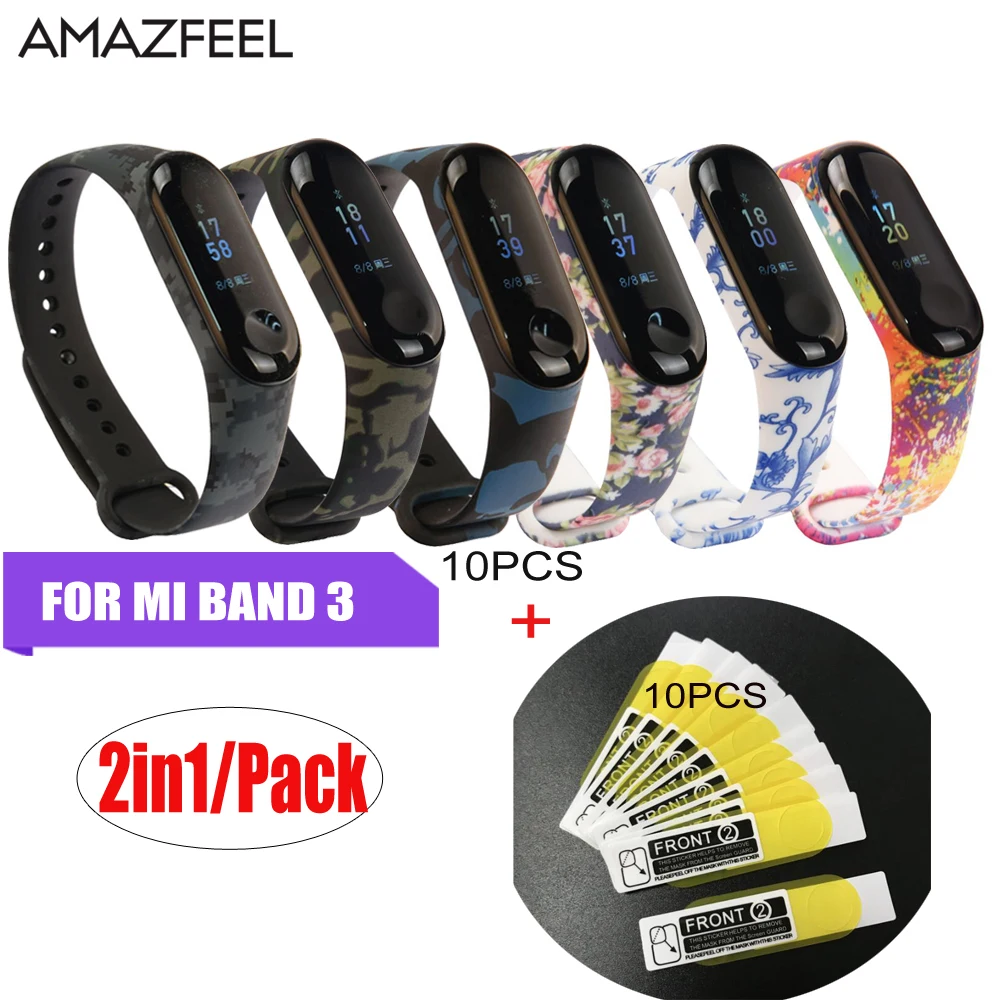 

Силиконовый ремешок для браслета Mi Band 3, 10 дюймов