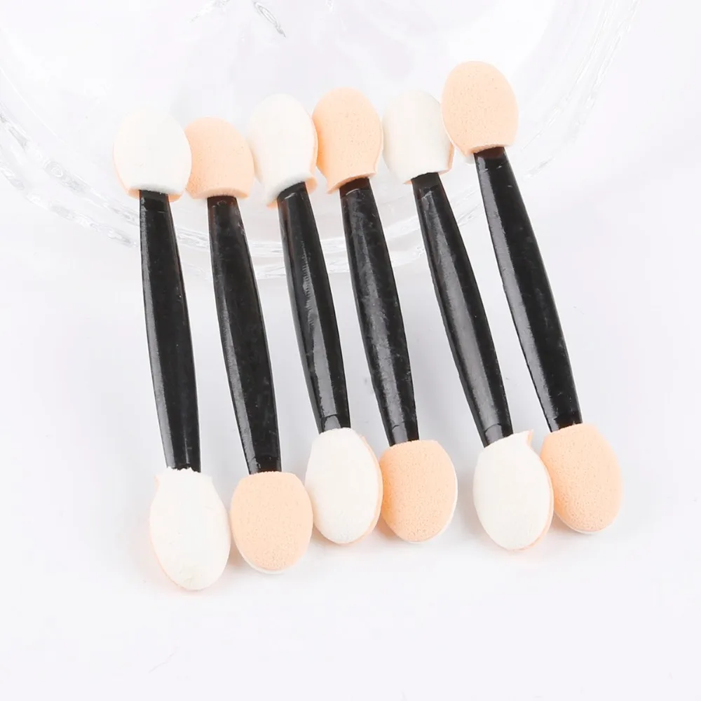 5Pcs Макияж Двойной латексная маска головы тени для век кисть подводки глаз
