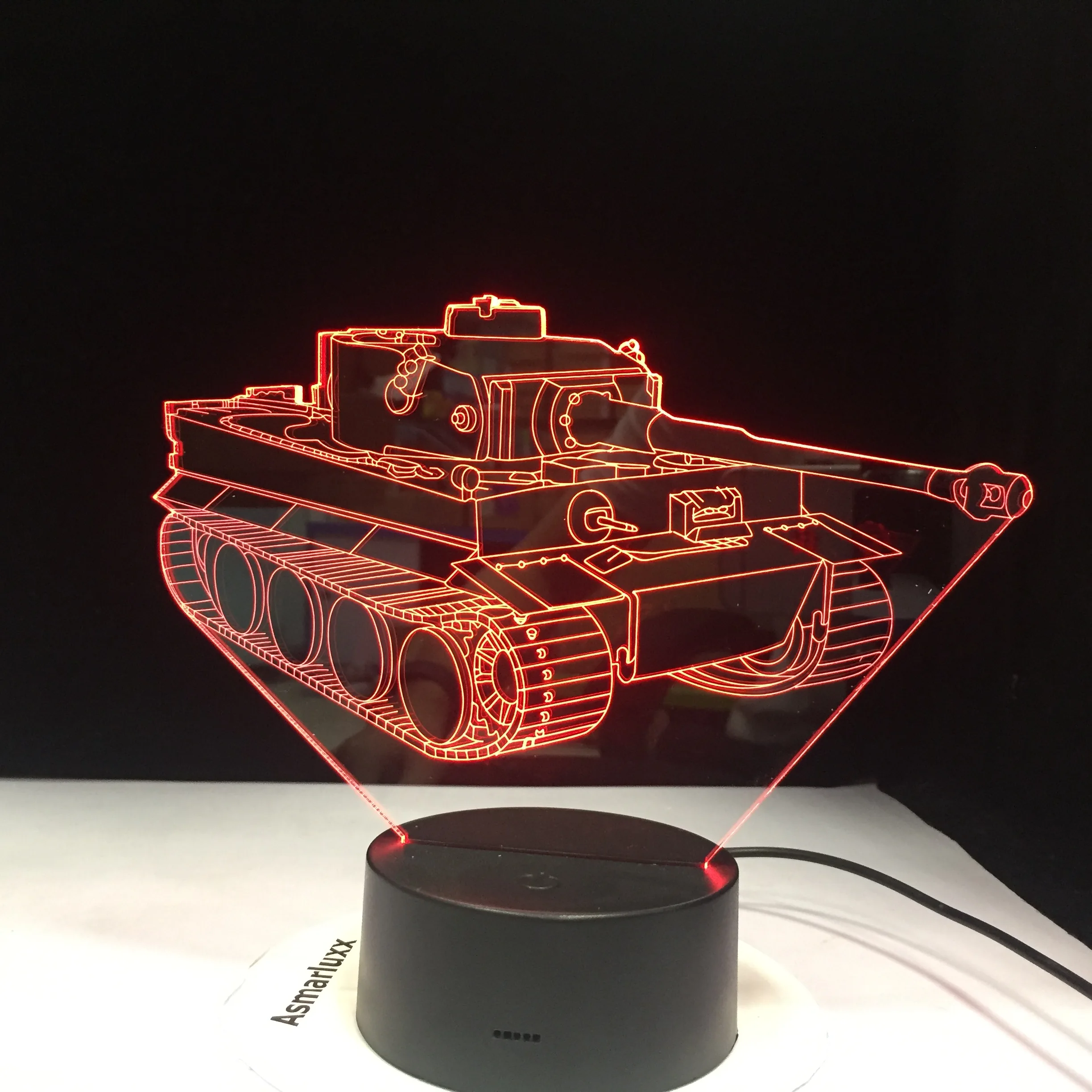 Цветной Акриловый СВЕТОДИОДНЫЙ ночник в виде кошки 3D лампа с USB датчиком и