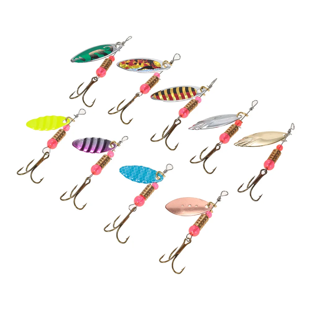 30 шт Разноцветные рыболовные приманки блесны Металл Приманка комплект artificias