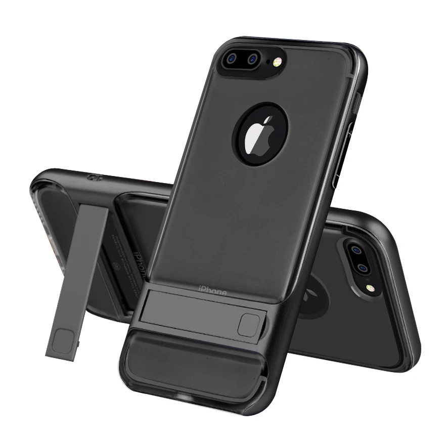 Для iPhone 7 Case Shell Гибридный Двойной Слой Амортизирующие Броня Чехол с Kickstand для Apple