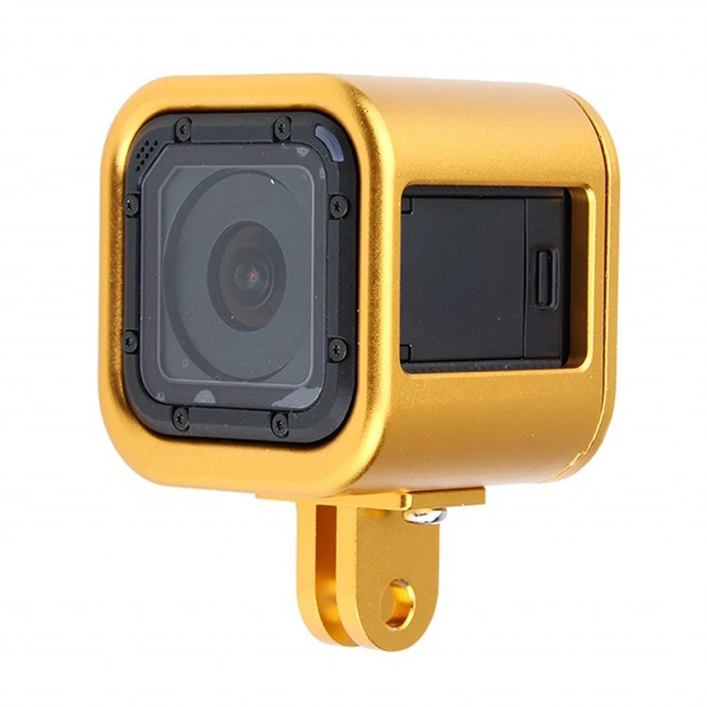 Новый ЧПУ алюминий сплав защитный чехол для Gopro Hero 6 5 4 сеанса рамки в виде ракушки