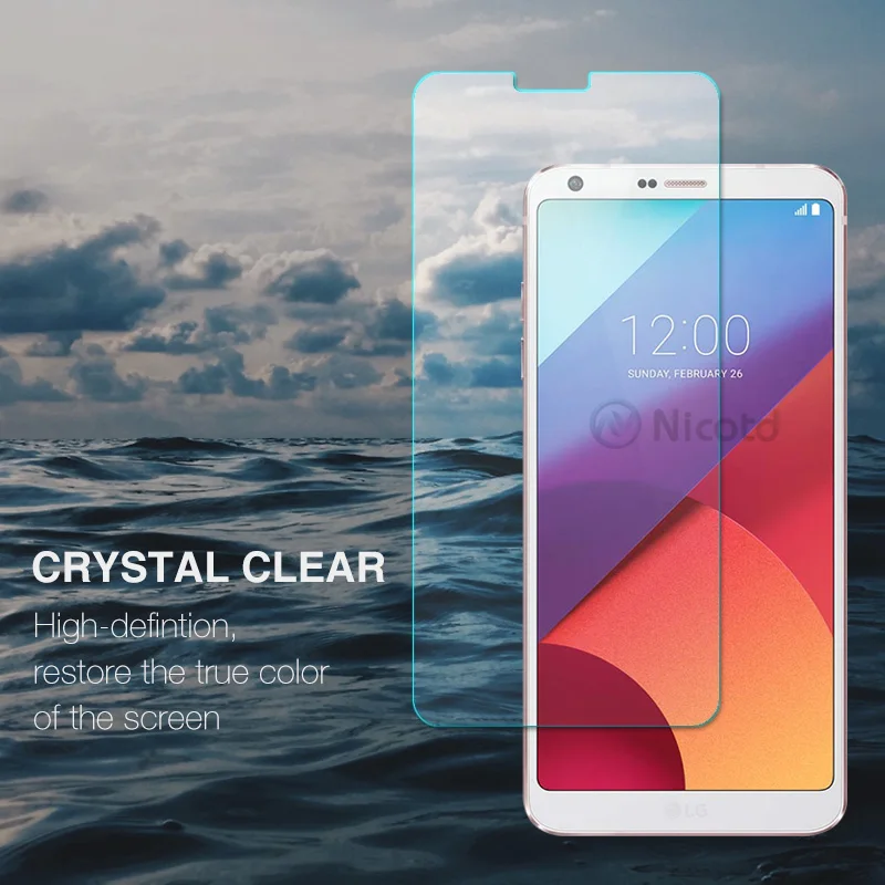 2 шт. защита для экрана для LG G6 Стекло для телефона закаленное стекло для LG Q6 V20 V10 C70 G4C G4 G3 G2 Защитная пленка против царапин